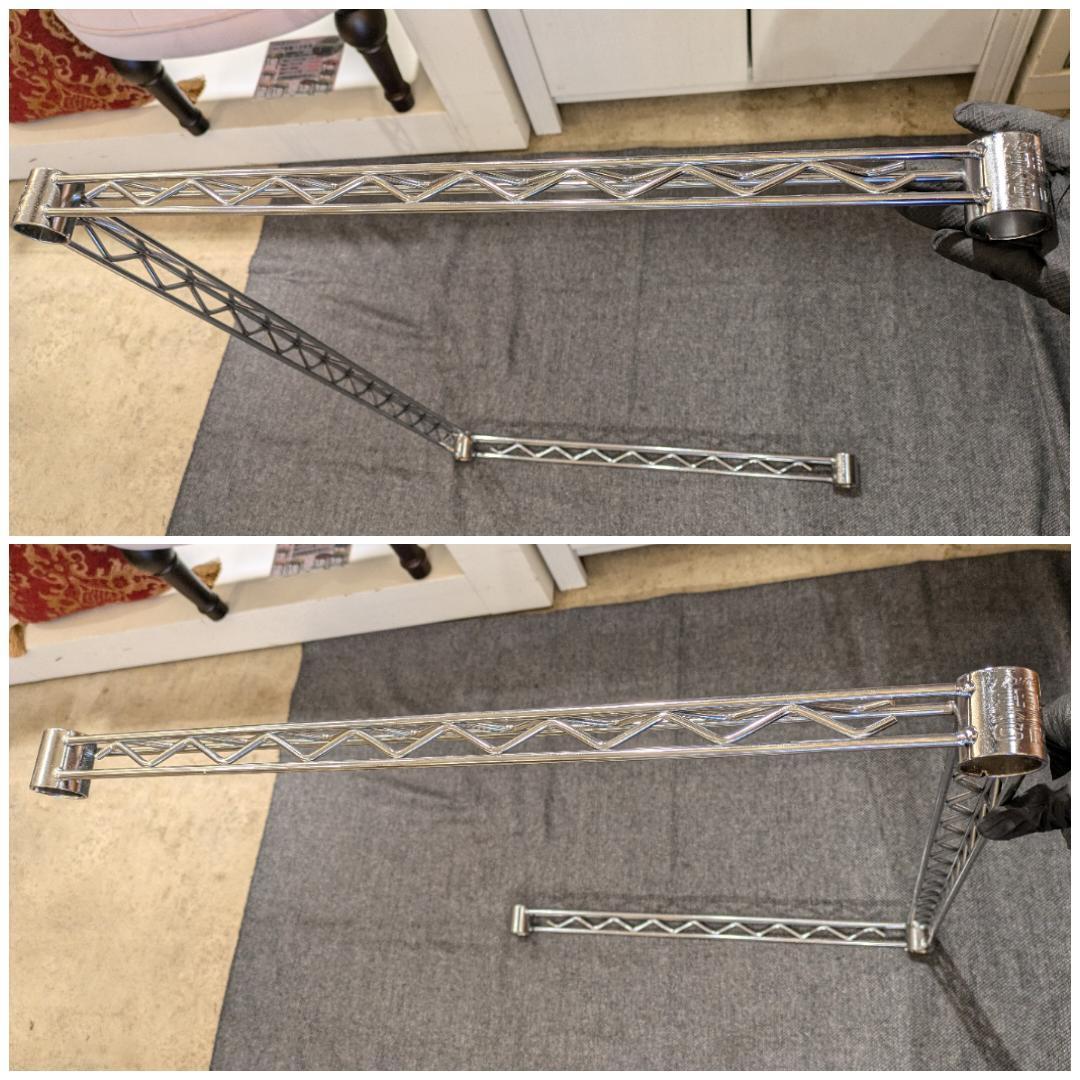 i【新品】 ホームエレクター ポール 190cm 三方クロスバー コの字 パーツ