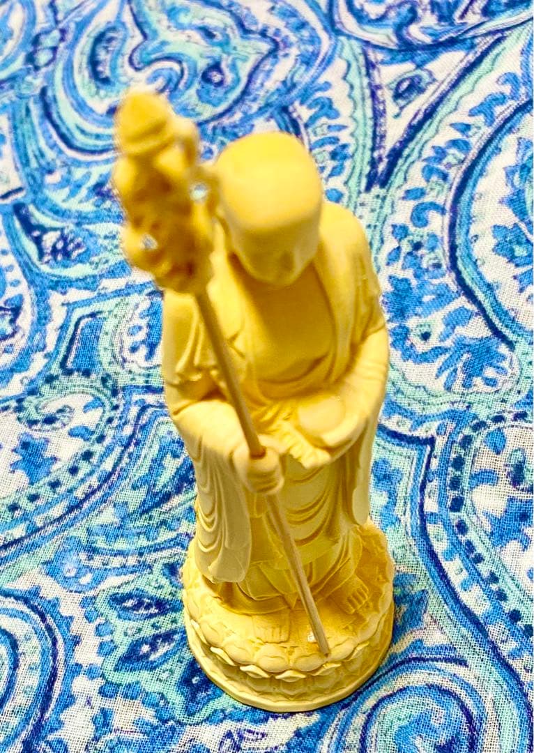 金運！開運！魔除け！特別祈祷済　魂入り　木製　本格仏像　地蔵菩薩立像