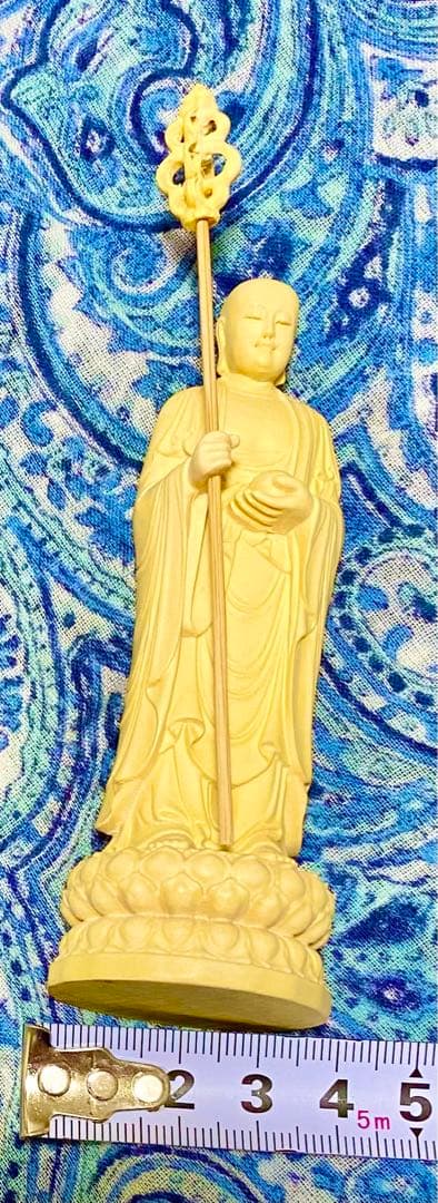 金運！開運！魔除け！特別祈祷済　魂入り　木製　本格仏像　地蔵菩薩立像