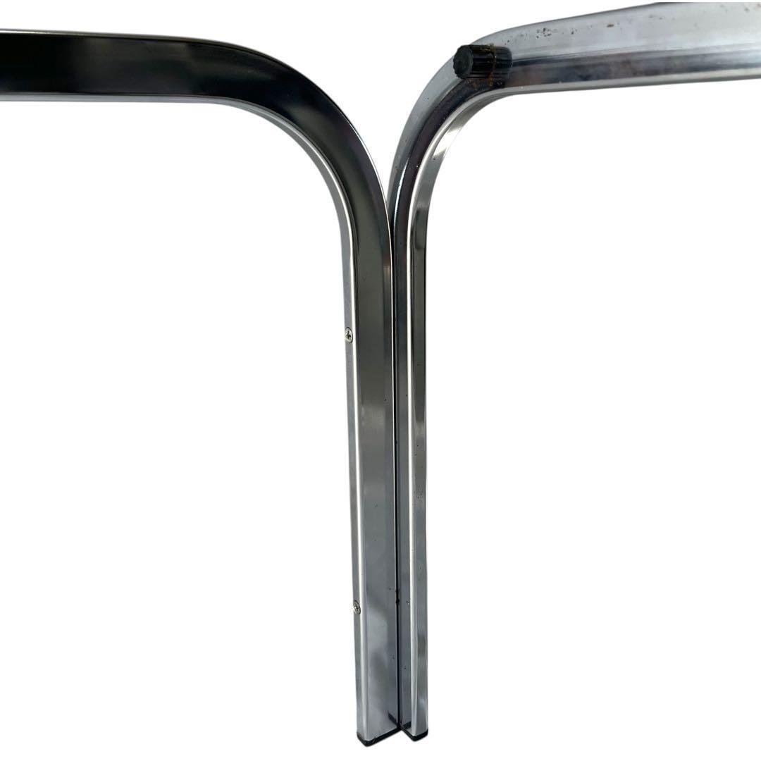 昭和レトロ ミッドセンチュリー ガラスセンターテーブル W74cm ローテーブル