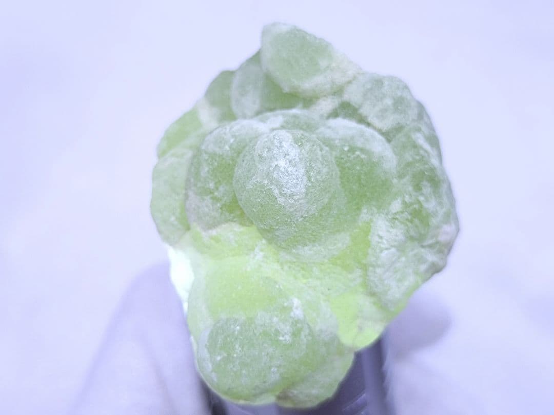 コンゴ産　プレナイト　原石　標本　エピドート 共生　2個セット　ぶどう石　天然石