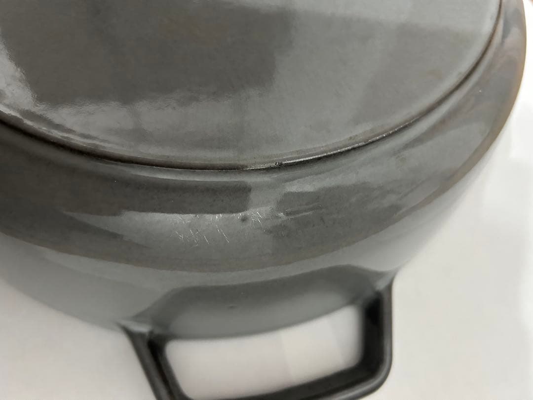 STAUB ブレイザー ソテーパン ホーロー鍋 28cm グレー