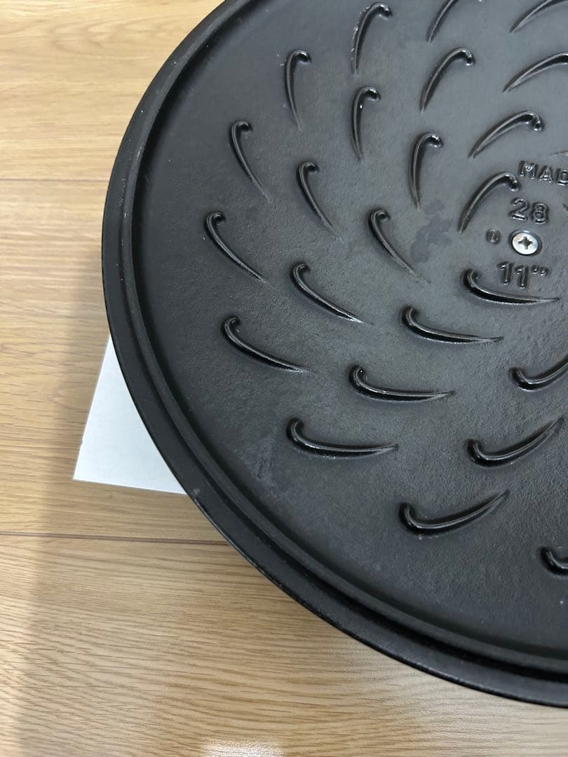 STAUB ブレイザー ソテーパン ホーロー鍋 28cm グレー