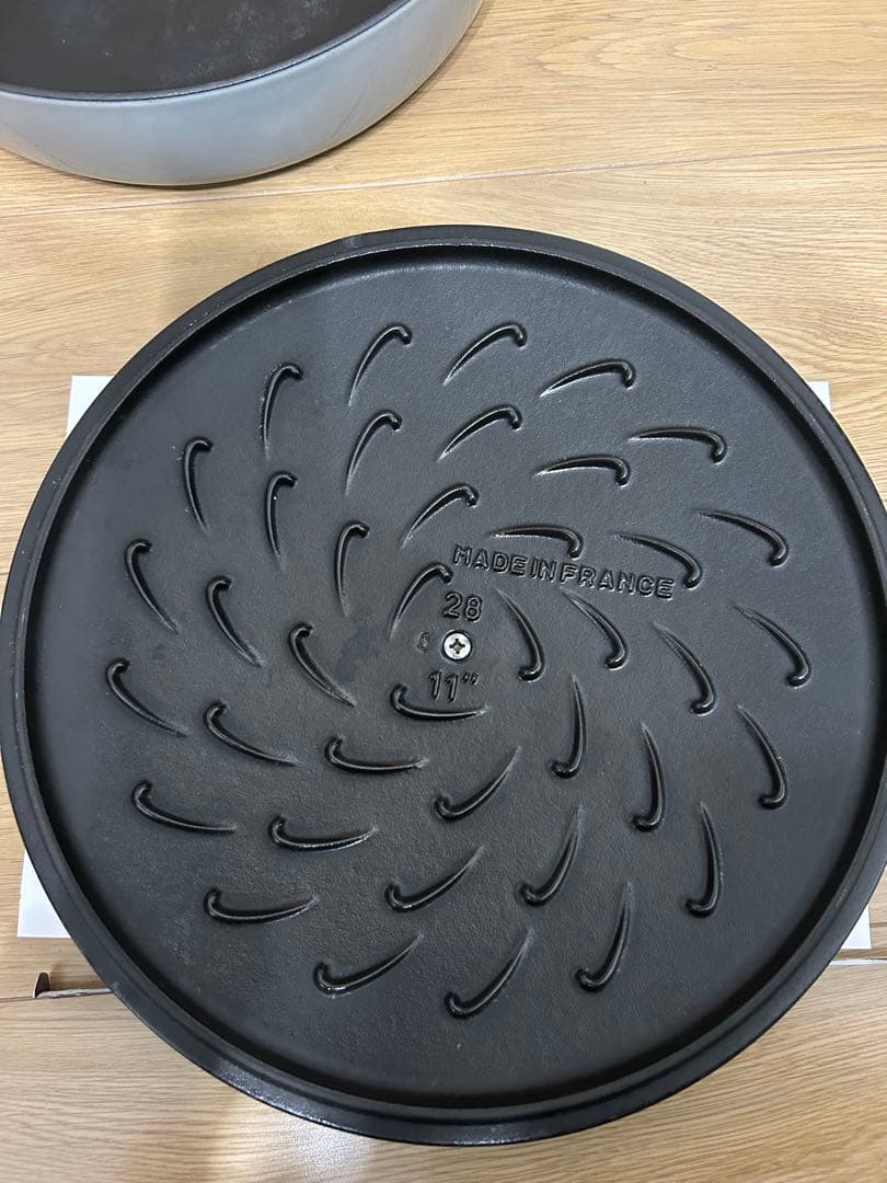 STAUB ブレイザー ソテーパン ホーロー鍋 28cm グレー