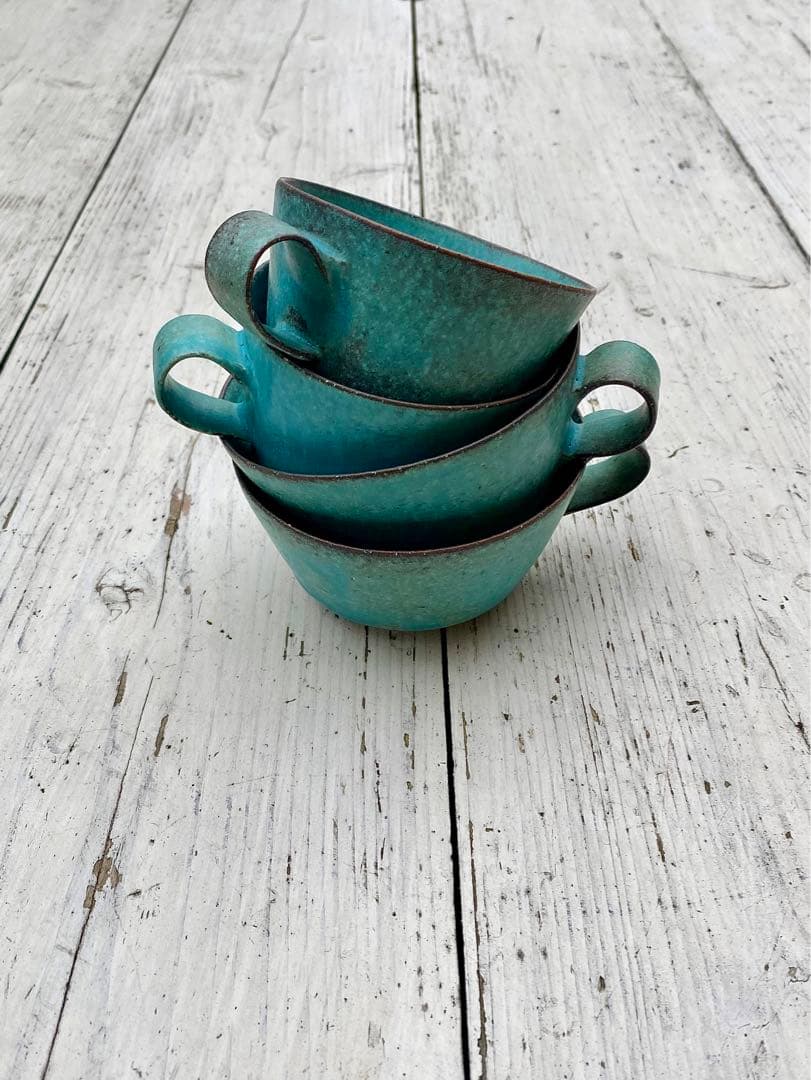 【新品未使用】 鈴木麻起子 スープカップ2客 La Maison de Vent