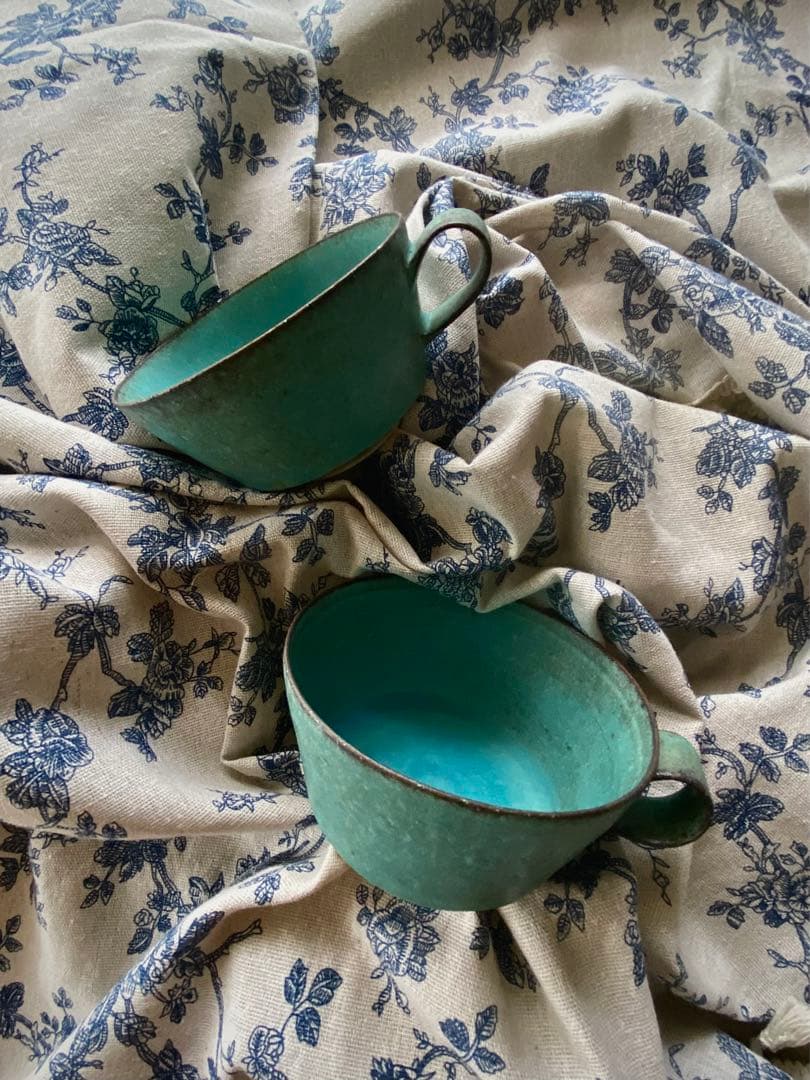 【新品未使用】 鈴木麻起子 スープカップ2客 La Maison de Vent