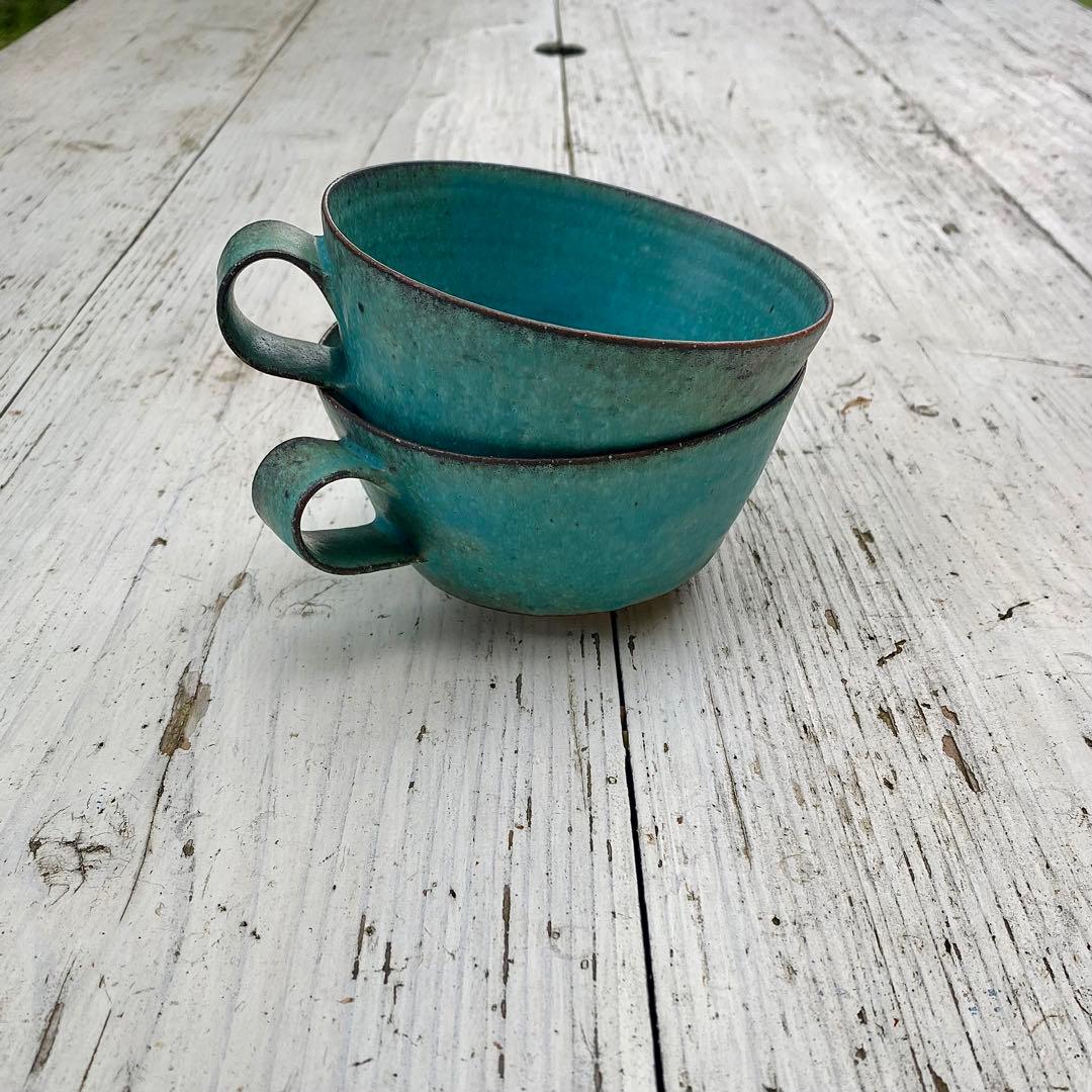 【新品未使用】 鈴木麻起子 スープカップ2客 La Maison de Vent