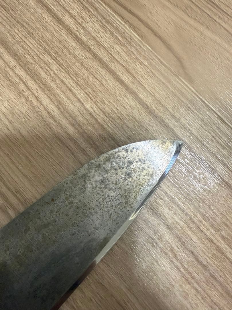 有次　三徳　包丁　刃渡り　18.5cm 切れ味　幅　4.7cm