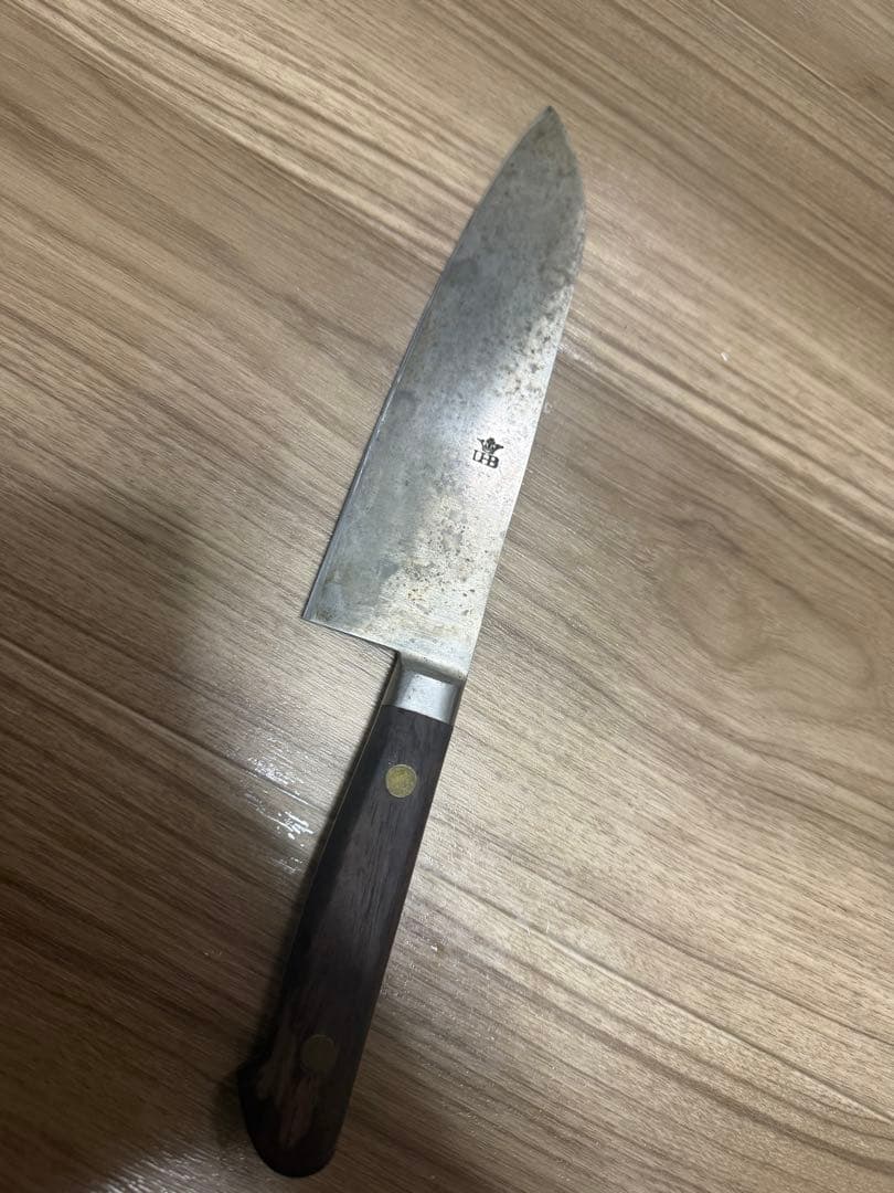 有次　三徳　包丁　刃渡り　18.5cm 切れ味　幅　4.7cm