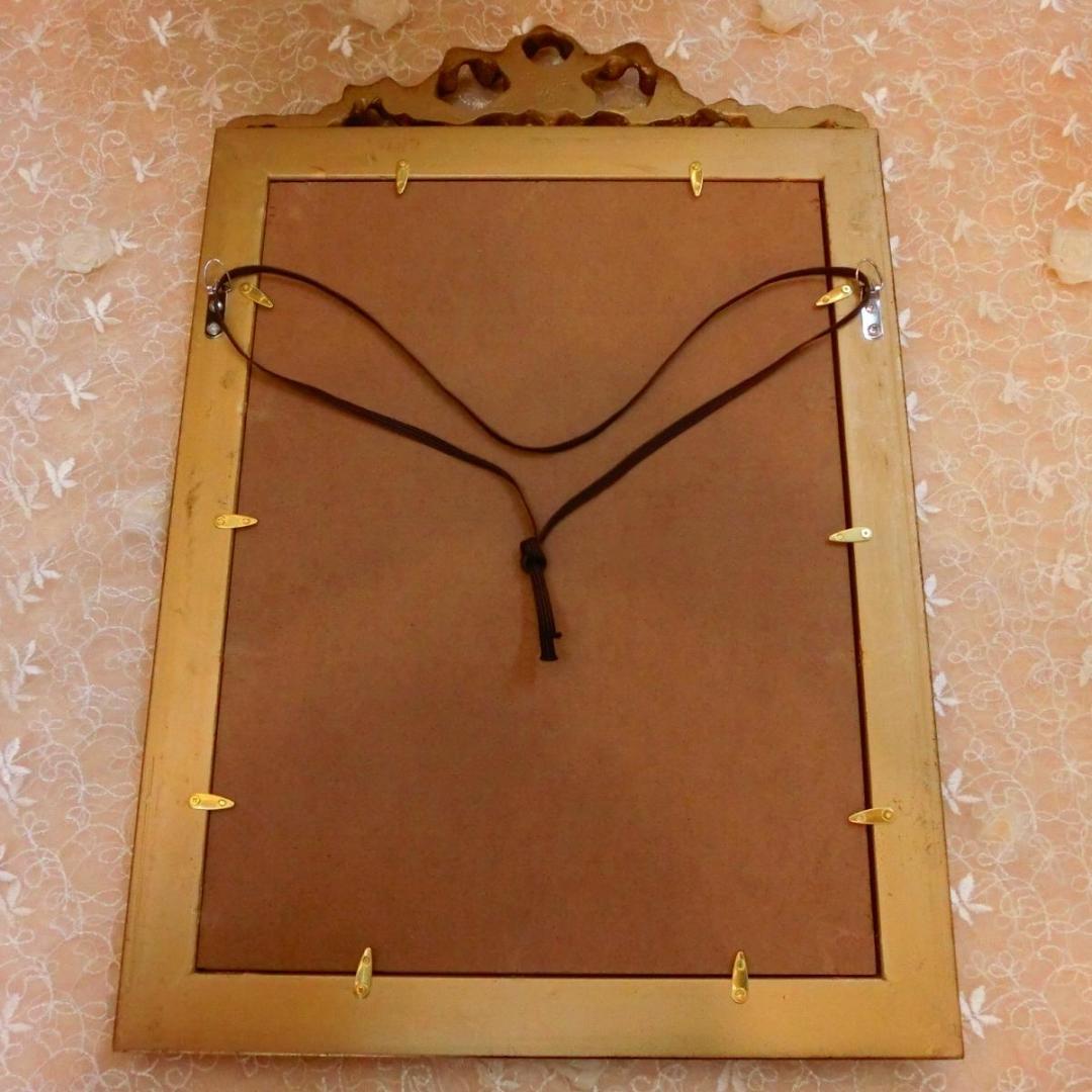 ロココ調ポンパドール夫人の額絵P　アンティークゴールドフレーム キャンバス印刷