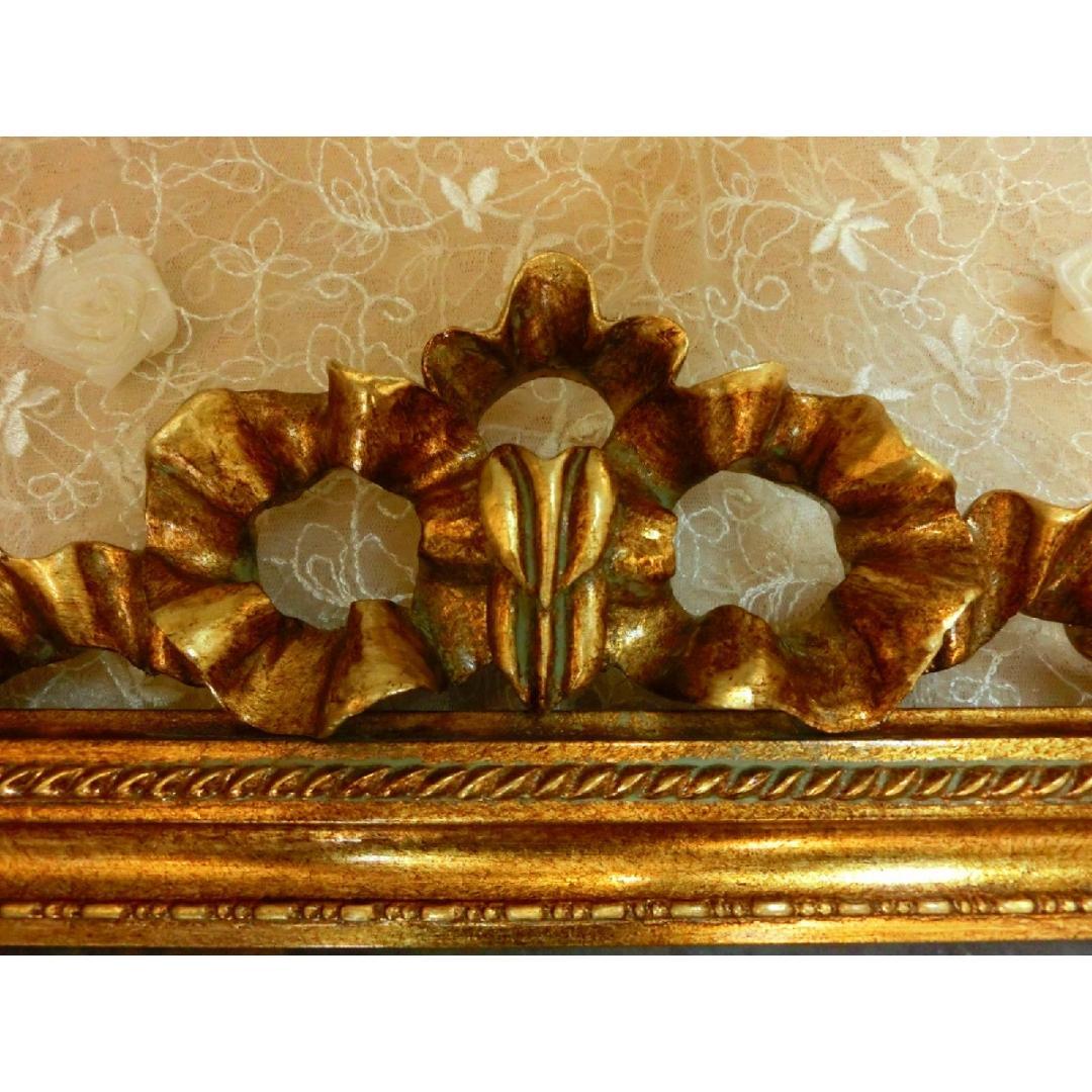 ロココ調ポンパドール夫人の額絵P　アンティークゴールドフレーム キャンバス印刷