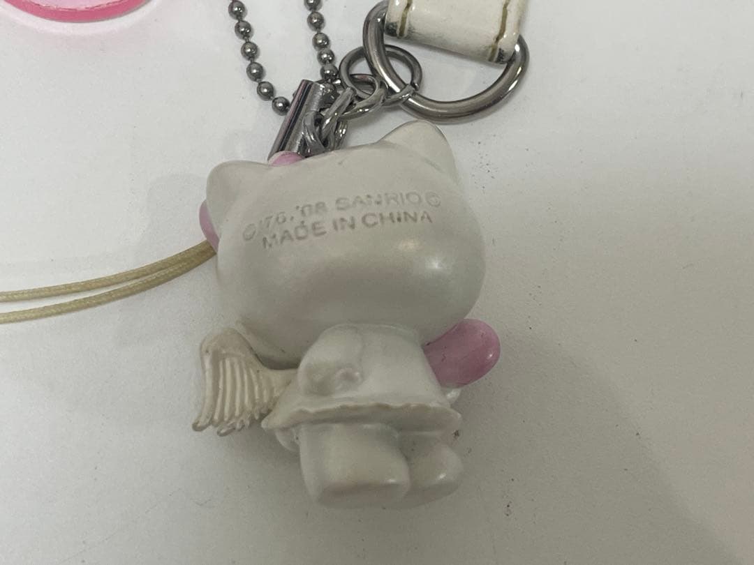 Hello Kittyハローキティ 天使 悪魔 ハート型 ストラップ2008年