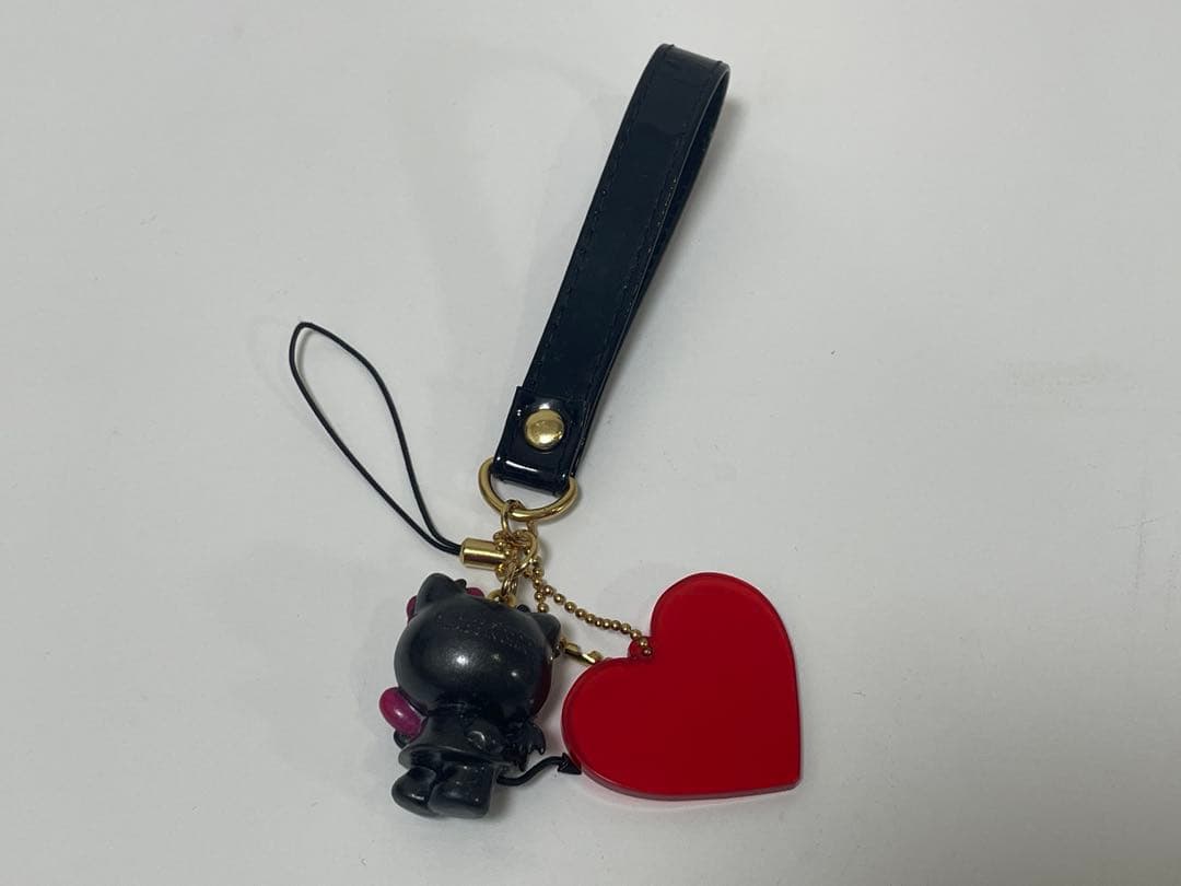 Hello Kittyハローキティ 天使 悪魔 ハート型 ストラップ2008年