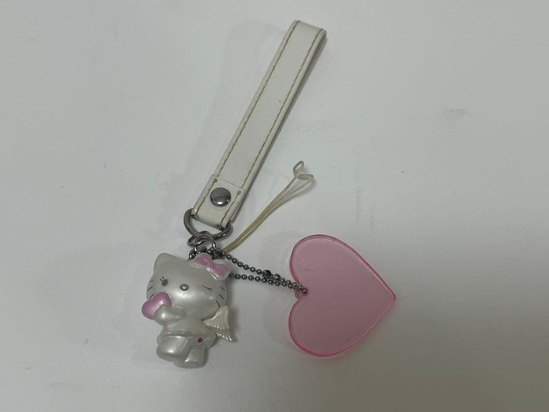 Hello Kittyハローキティ 天使 悪魔 ハート型 ストラップ2008年
