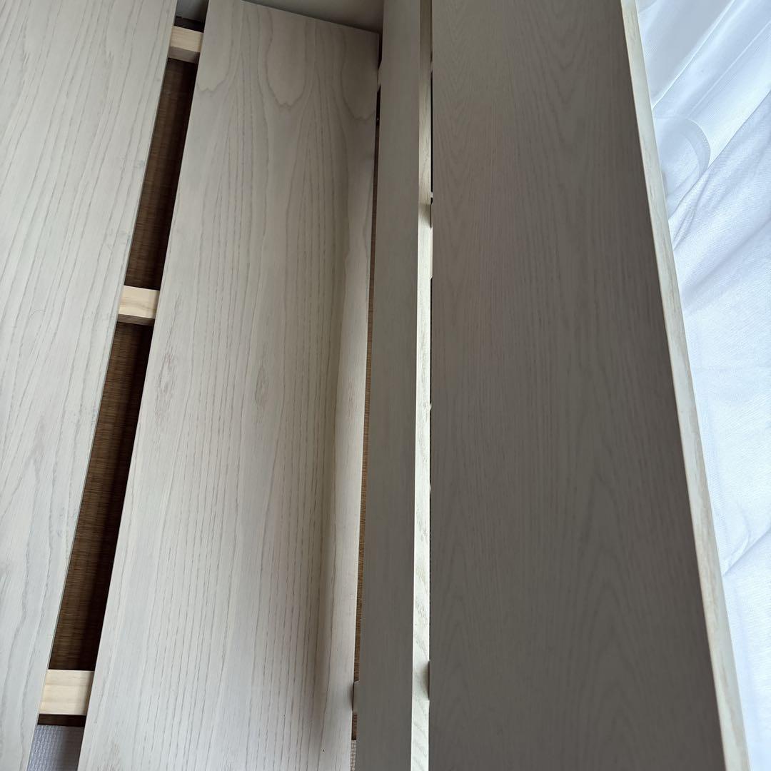 木製　ベッド　フレーム　セミダブル　ニトリ　すのこベッド　ホワイト　ロー　送料込