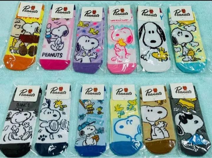 エプロン　ポケモン　スヌーピー　くるぶしソックス　靴下　保育士　介護士　大人用