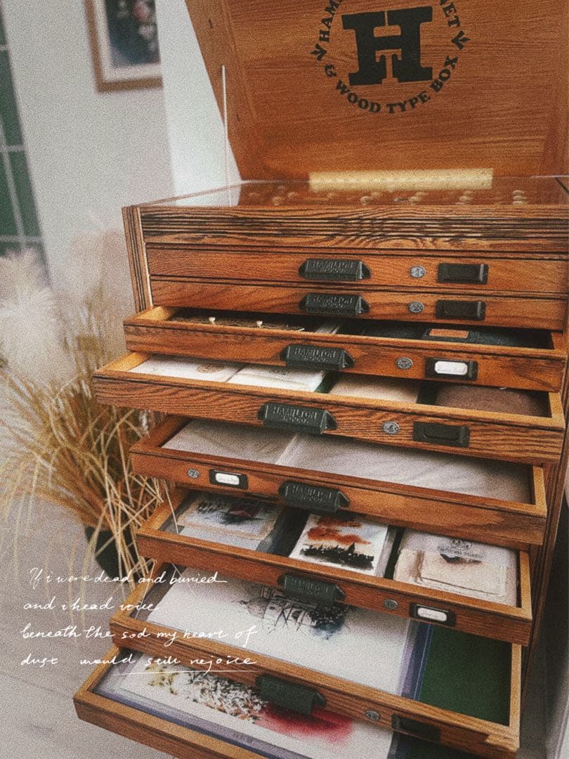 チェスト　収納タンス　書類収納棚　小物収納 ショーケース