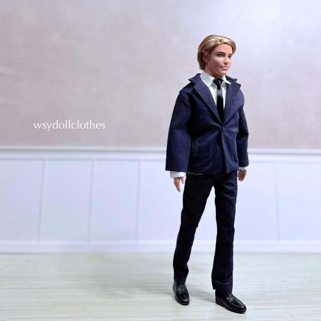 バイカージャケットケンサイズケンドールケン服ケン人形1/6ドール1/6服