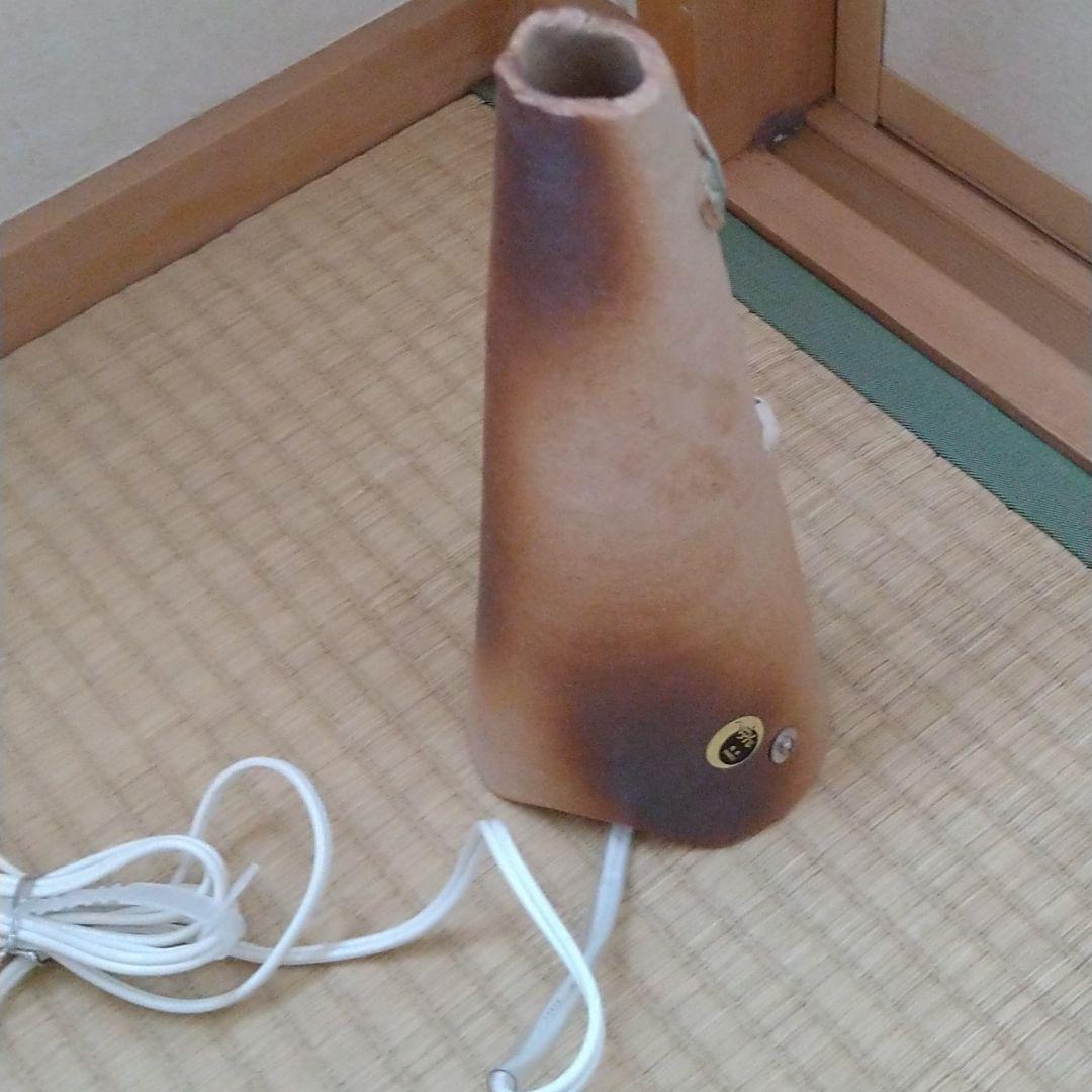 信楽焼　フクロウ　電気スタンド　美品