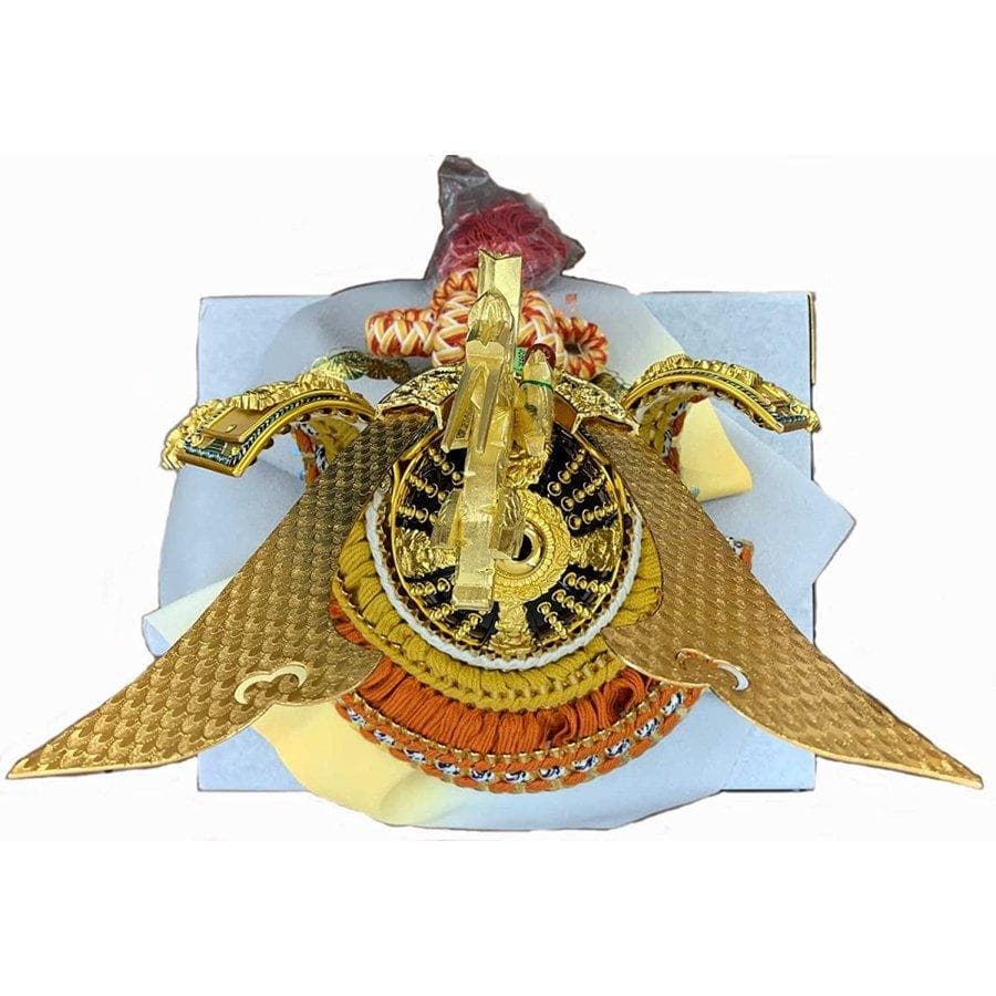 15号 越後山兜 合鉢 金沢箔 正絹【五月人形】【兜飾り】【端午の節句】