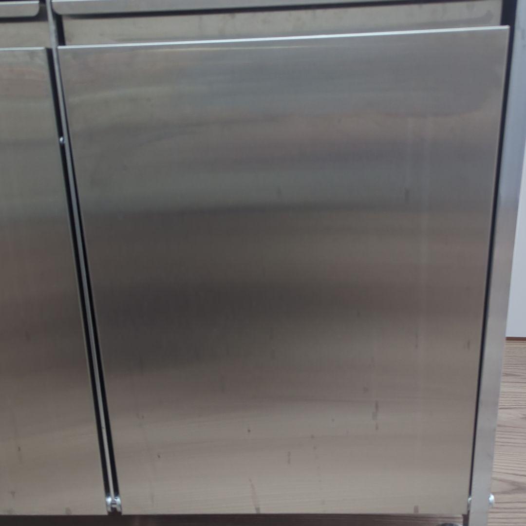 ステンレス製キッチンワゴン キャスター付き