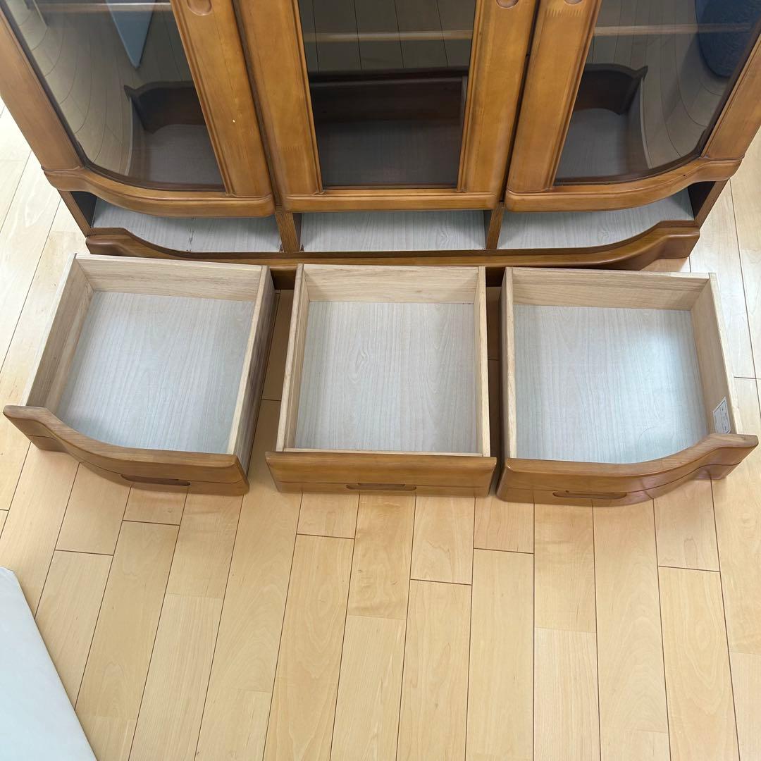 北欧ヴィンテージ　キャビネット　サイドボード　ガラス　フローラ120 アーチ型