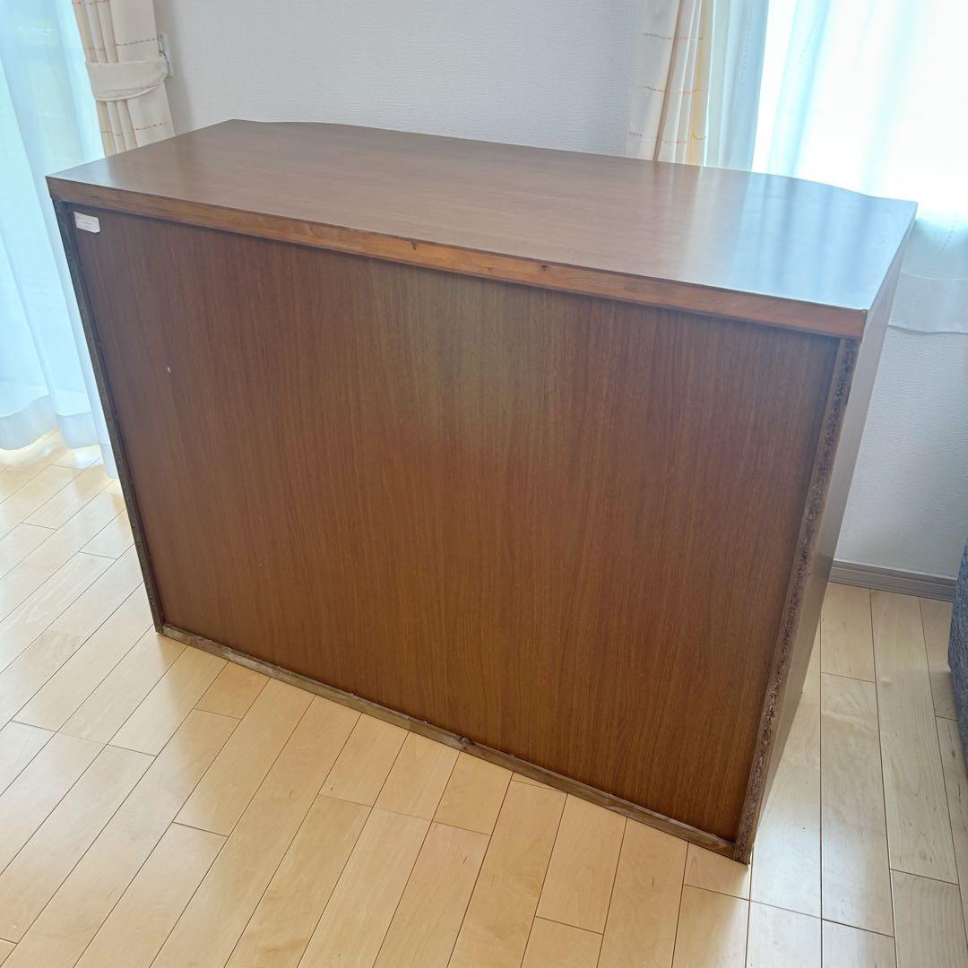 北欧ヴィンテージ　キャビネット　サイドボード　ガラス　フローラ120 アーチ型