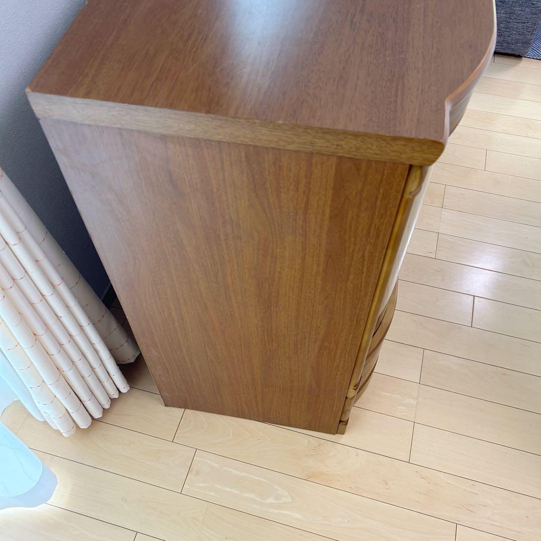 北欧ヴィンテージ　キャビネット　サイドボード　ガラス　フローラ120 アーチ型