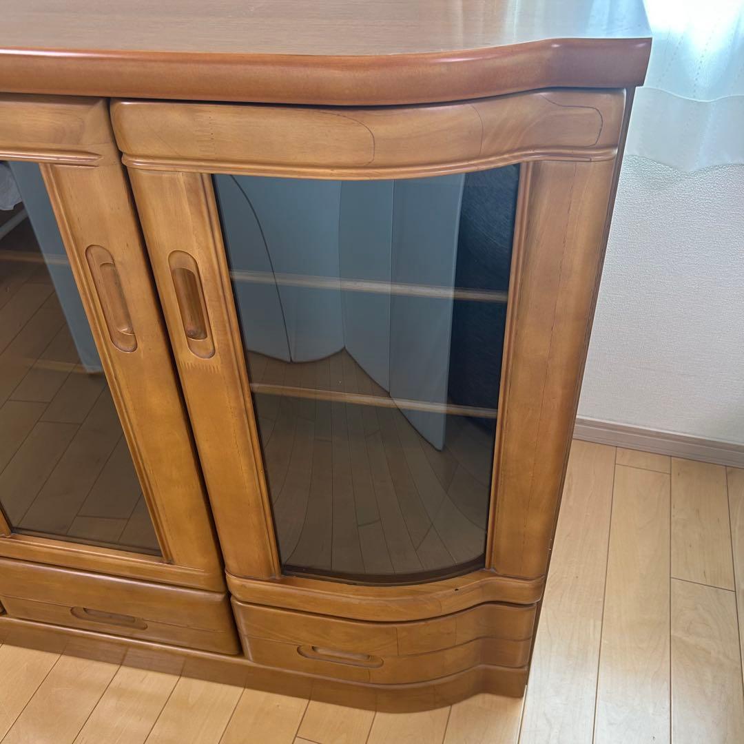 北欧ヴィンテージ　キャビネット　サイドボード　ガラス　フローラ120 アーチ型