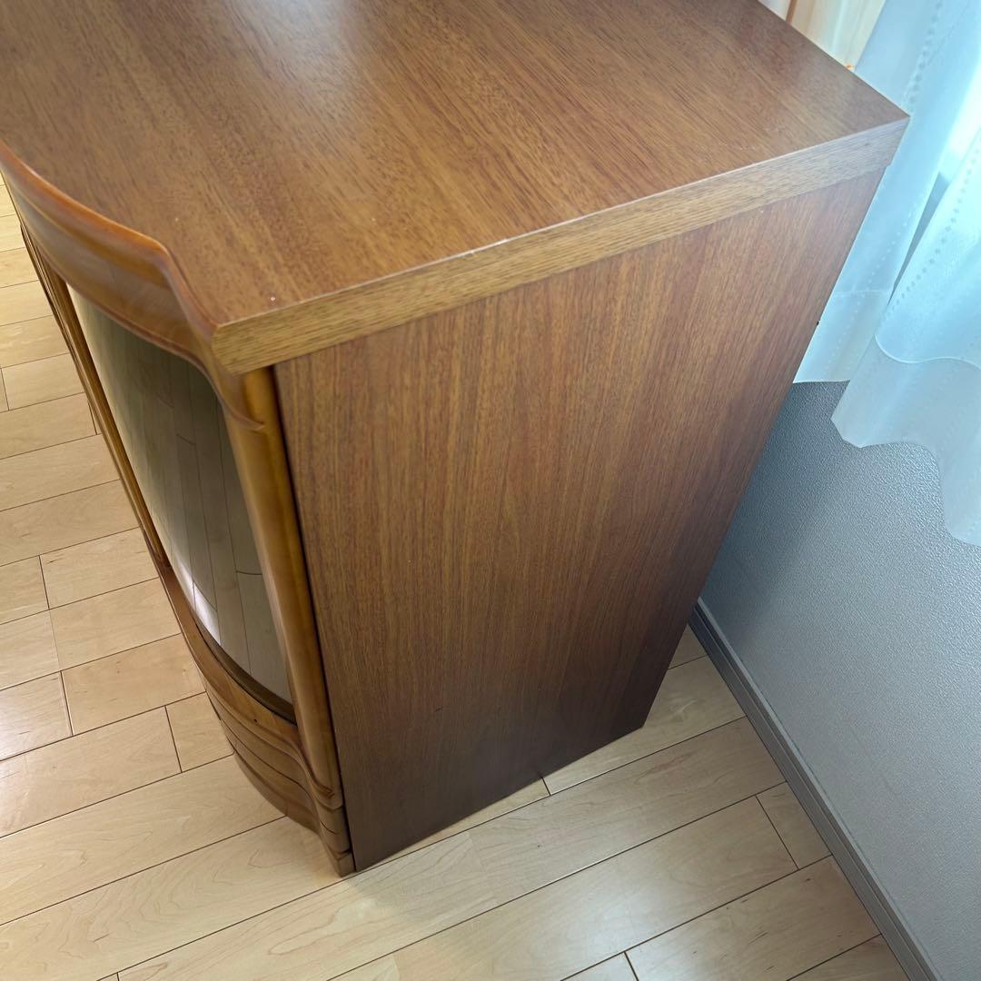 北欧ヴィンテージ　キャビネット　サイドボード　ガラス　フローラ120 アーチ型