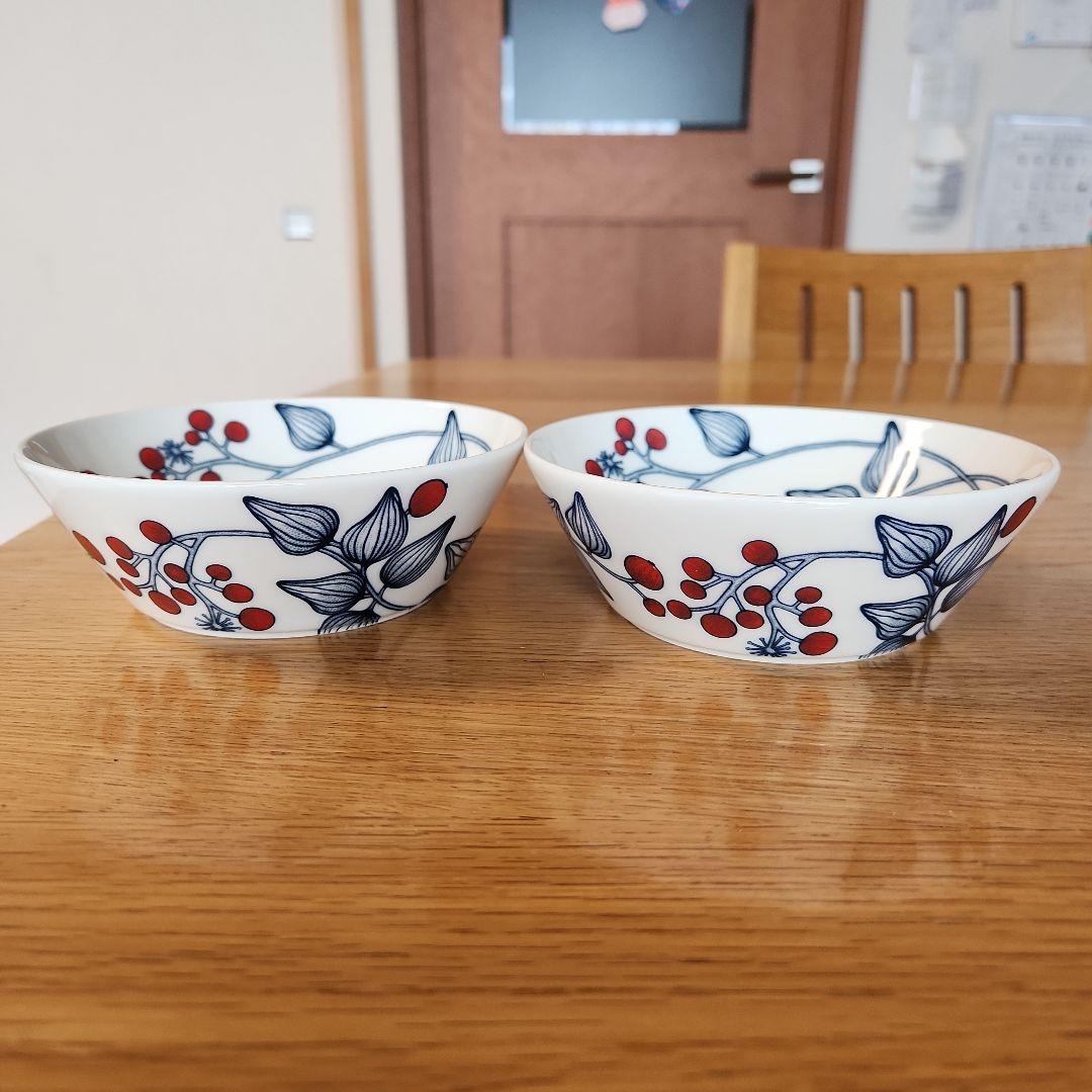 《新品未使用》scope特注アラビアルノフロストベリー ボウル 13cm×2個