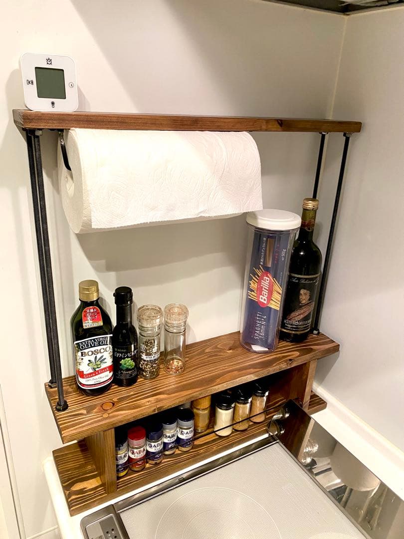 新作☆使いやすくてカッコいい　キッチンラック　スパイスラックcentral 5