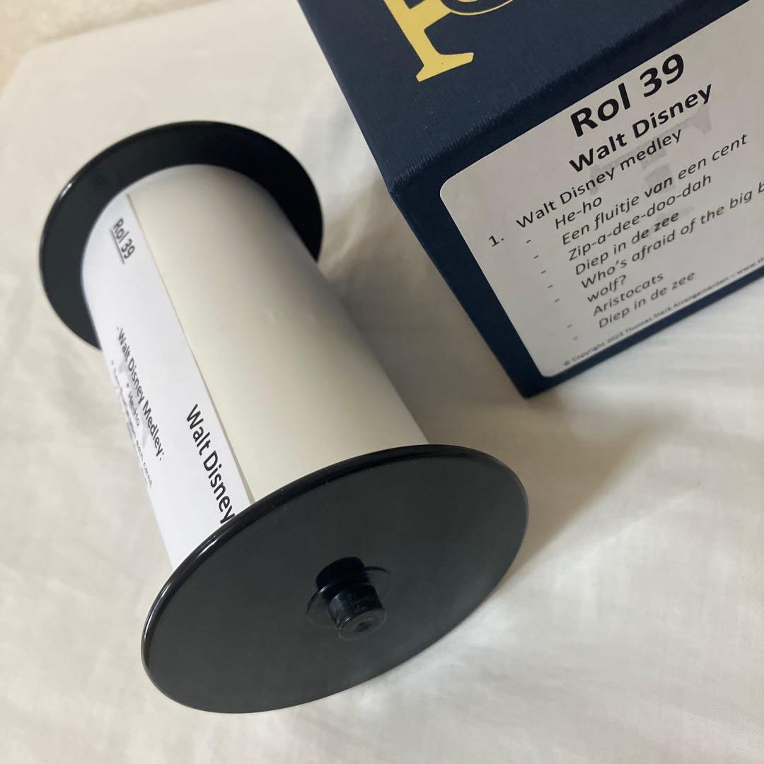 ストリートオルガン ミュージックロール 20音用 ディズニーメドレー