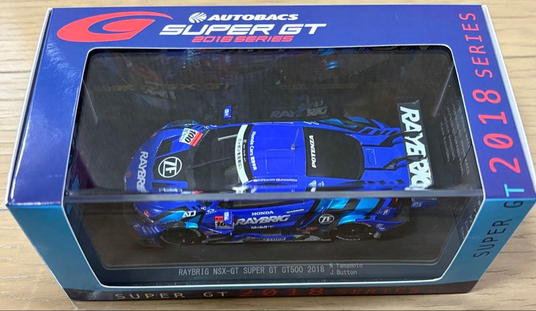 エブロ　1/43 RAYBRIG SUPER GT 2018【特注パッケージ】