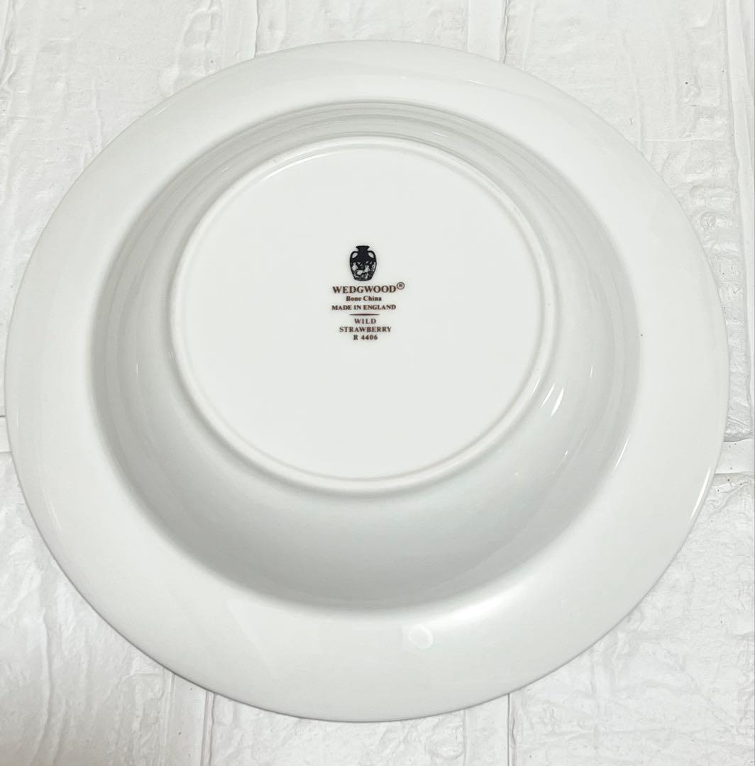 ウェッジウッド　ワイルドストロベリー　スーププレート　６枚セット