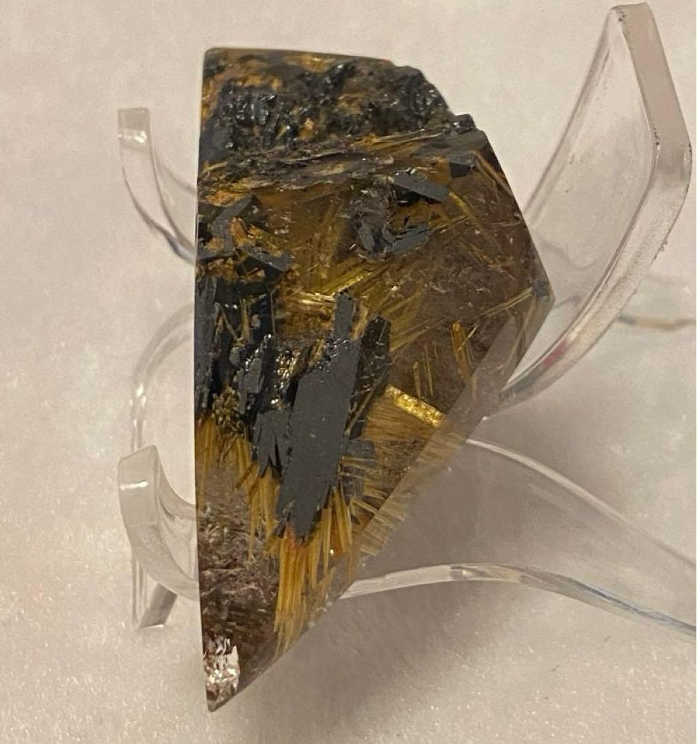 【金運・仕事運上昇】沢山の太陽放射ルチル！フリーフォーム⭐️R184