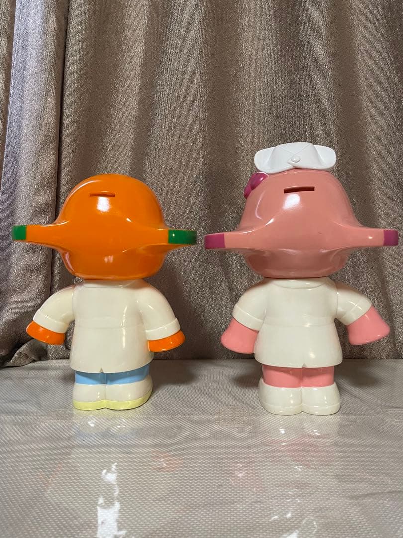 最終値下げ‼️サトちゃん、サトコちゃんの貯金箱セット　30cm