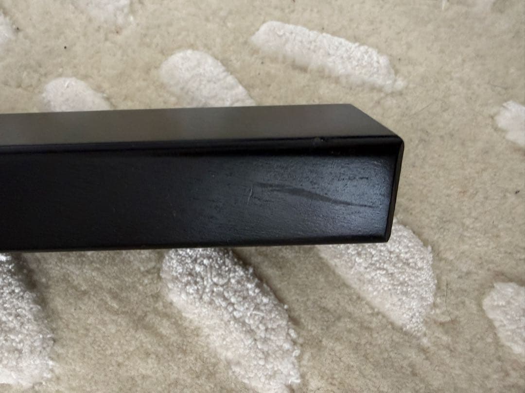 artec スツール60 ブラック　お子さんも安心4本脚