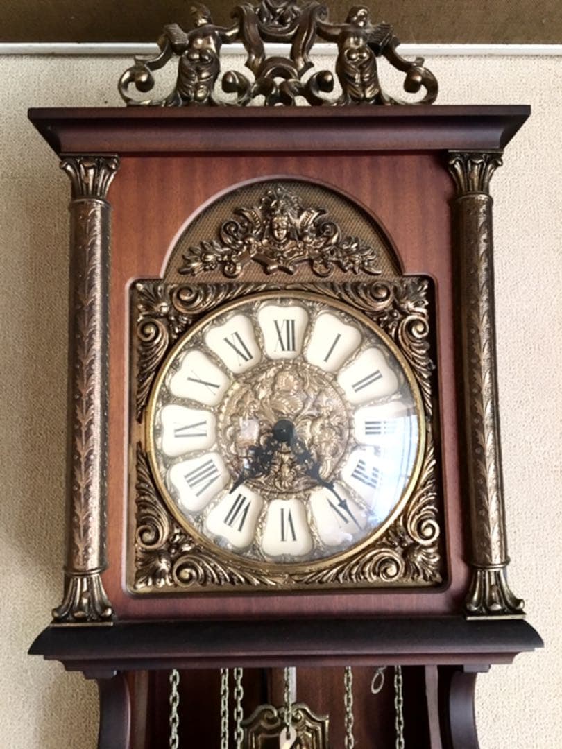 アンティーク　掛け時計 【ジャンク品】