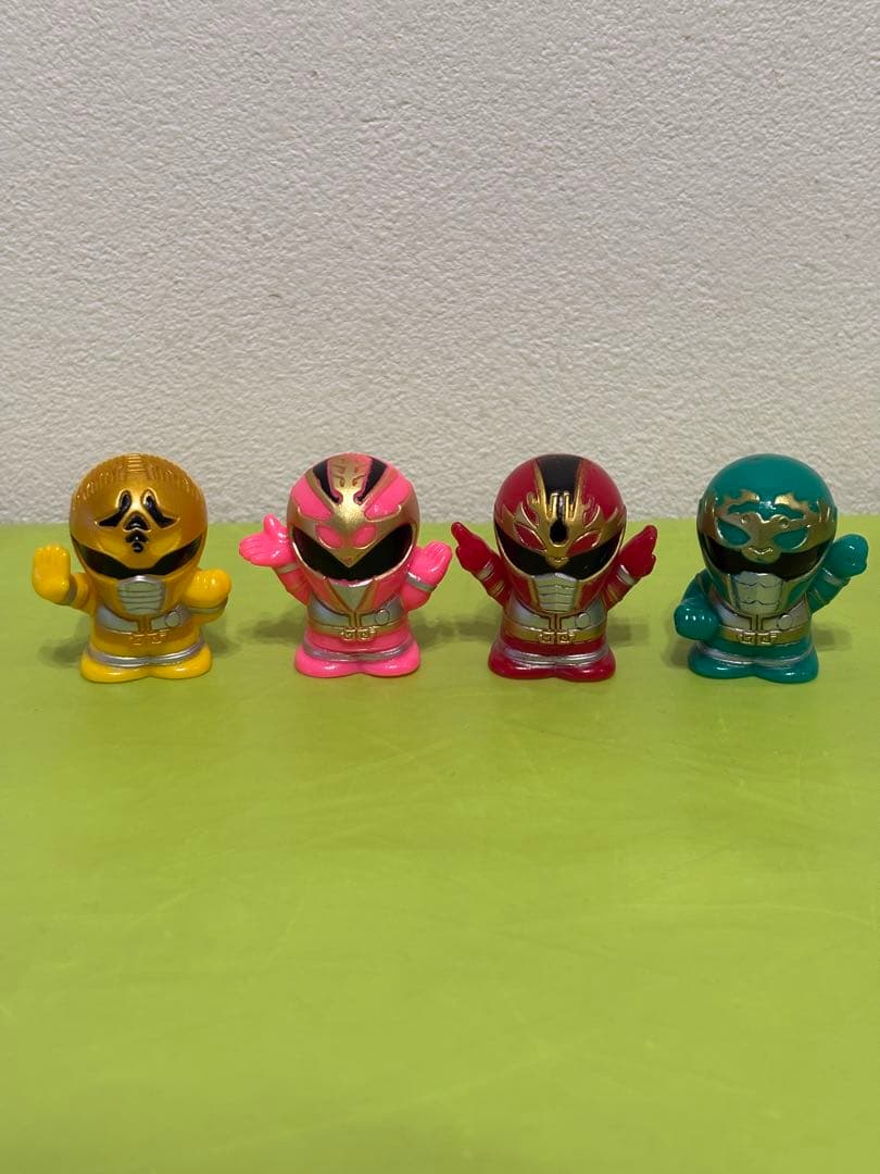 五星戦隊　ダイレンジャー　ソフビ　レトロ　指人形