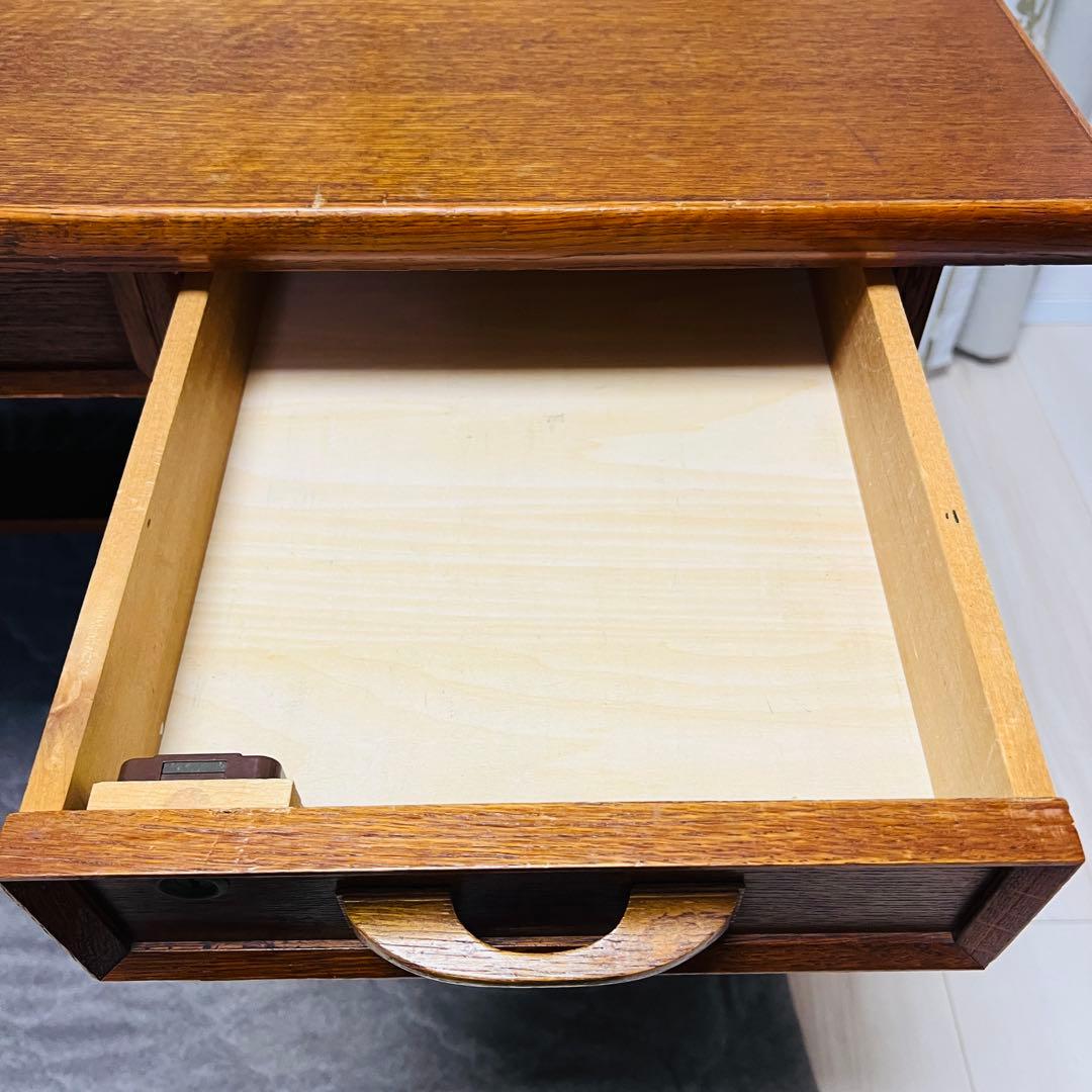 ヴィンテージ　デスク　勉強机　PCデスク　昭和レトロ　　木製　古民家