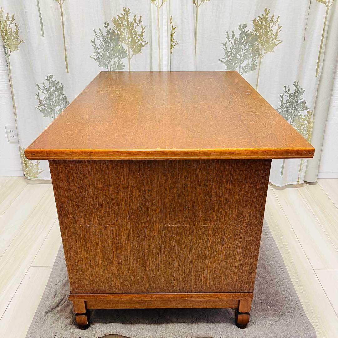 ヴィンテージ　デスク　勉強机　PCデスク　昭和レトロ　　木製　古民家