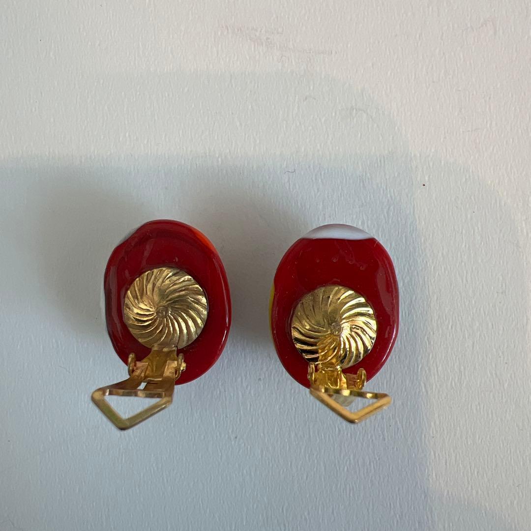 ムラーノ・ミルフィオリのイヤリング