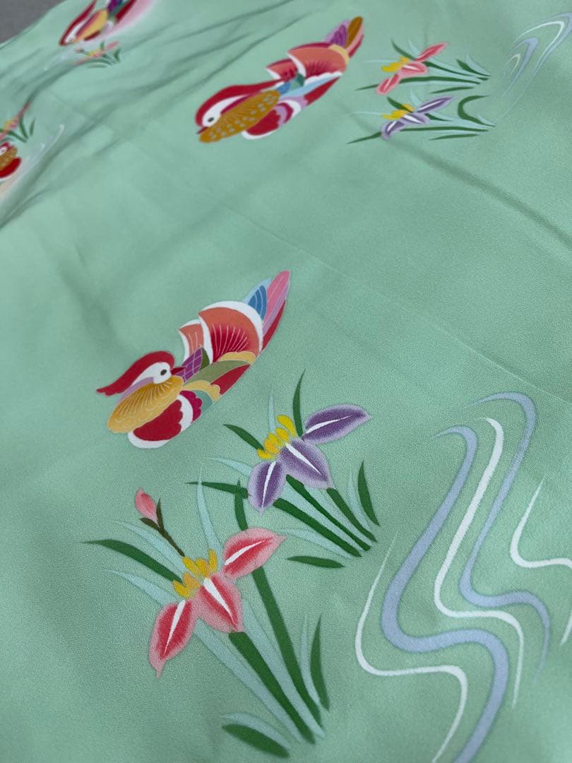 中古★美品　七五三　きものと長襦袢　2点　四つ身　C07