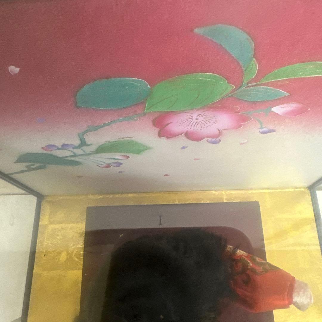 閉店セール】 桃山作 桜山 日本人形 ガラスケース入り 市松人形 - メルカリ