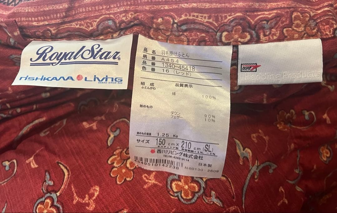 西川 GORE 羽毛布団‼︎ アレルギー体質の方にオススメ‼︎