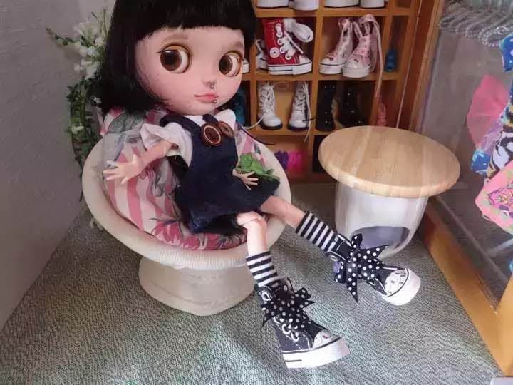 ★ ソックス付き コンバース風 ロングシューズ ブライス ピュアニーモS ★