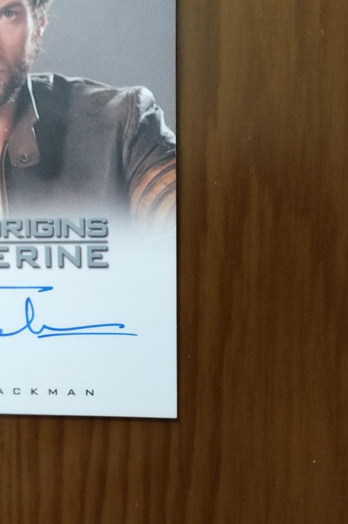 限定値下げ中】x-men ヒュー・ジャックマン サインカード ウルヴァリン