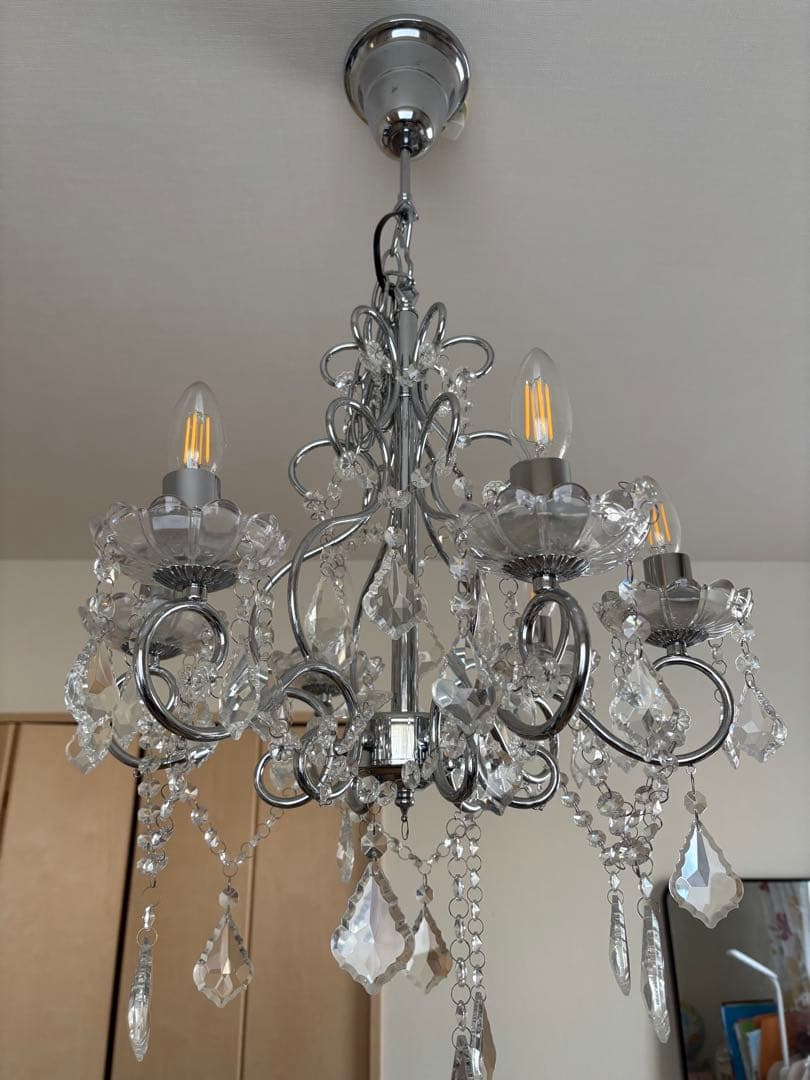 クリスタルシャンデリア 6灯