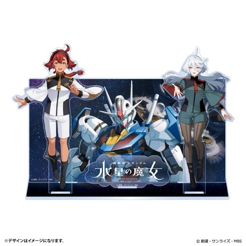 TSUTAYA限定 水星の魔女 アクリルジオラマ スレッタ ミオリネ - メルカリ